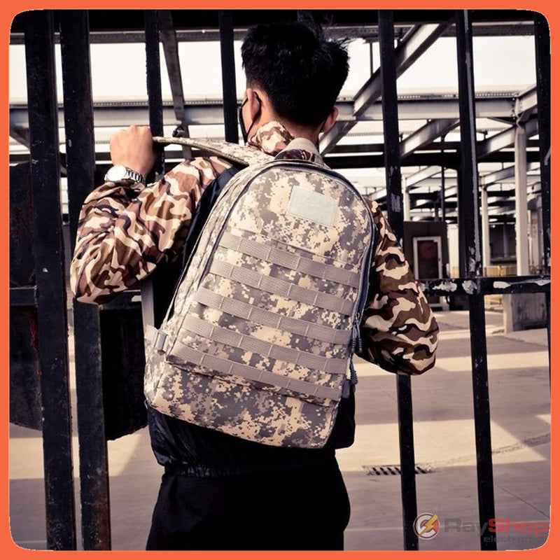 Mochila Táctica Militar 30 L Con Entrada Usb Y Cable Auxiliar Sn855