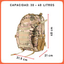 Mochila Táctica Militar Asalto 40 L Backpack Campismo Sn580