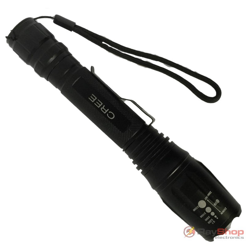 Lampara Tactica 2500 Lumens Cree Led T6 Recargable Dt79