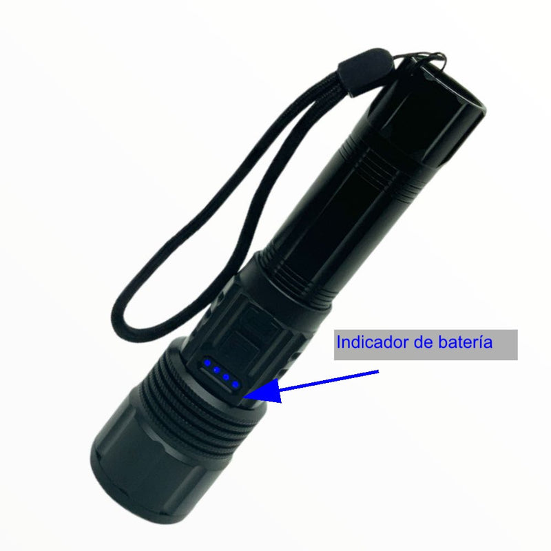 Lampara led t9 zoom 3 pasos y cob lateral 2 pasos  DT442