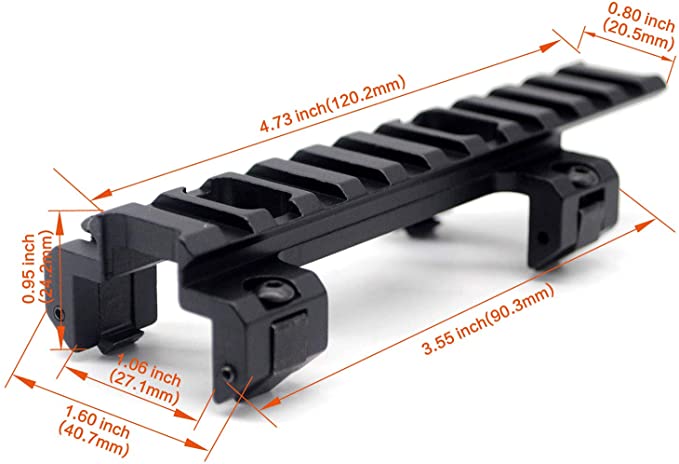 Riel adaptador para arma PJ319