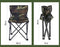 Silla de camping plegable con funda PJ538