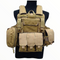 Chaleco tactico sistema molle bolsos desmontables pj034