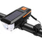 luz para bicicleta carga solar claxon T17