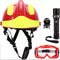 Casco de rescate con linterna y gafas SN068