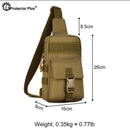 Pechera / Mochila, 4 Lts, impermeable, varios compartimientos Wz608