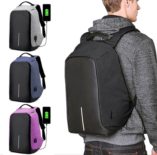 Mochila antirrobo c/cable USB impermeable, Laptop G1111