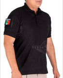 Playera Polo Deportiva Combate Uniforme Parches Gotcha Sport Gym Army Fit Sn021