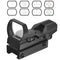 KINGSCOPE mira de punto rojo 4 reticles mira de pistola Reflex mira para Airsoft Pistola escopeta con 11/22 mm Sn049