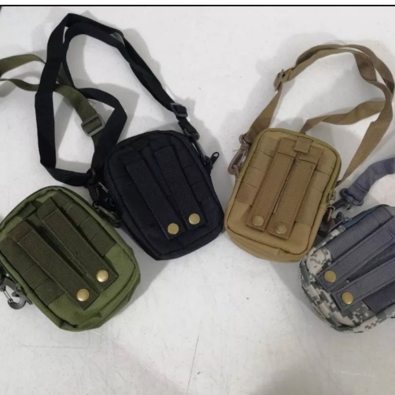 Bolso Molle Pouch CON CORREA AJUSTABLE !! (Mariconera), como 8031s Táctico Militar Sn027