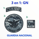 Parche Plástico Velcro Bandera Táctico Gotcha Insignia GJP Qz00