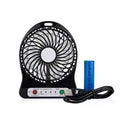 Mini Ventilador Portatil 3 Vel Luz Led Recargable Usb Dt219