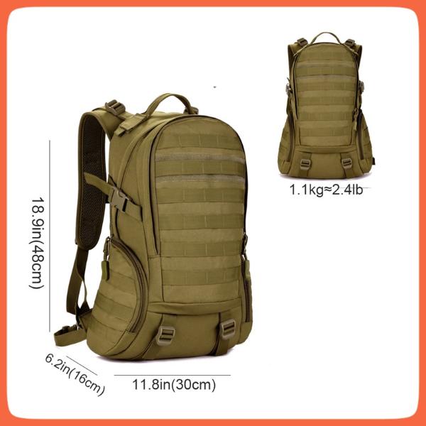 Mochila Táctica Asalto Militar Impermeable 40 L Calidad Original GJP WZ9332